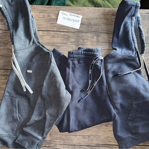 S/XS FIGS Post-Shift Sweatshirt & Sweatpants joggers